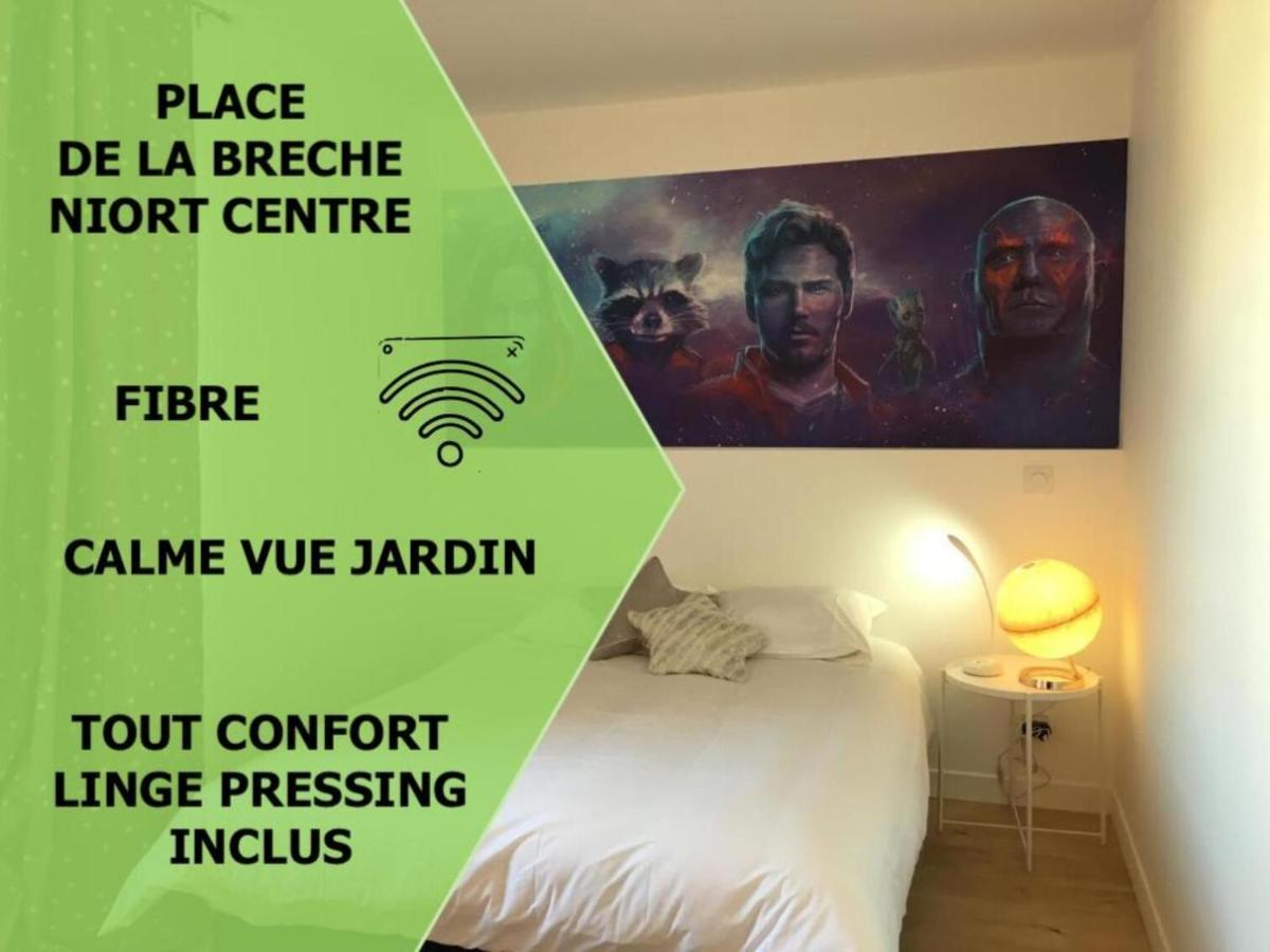 Le Galaxy Centre La Breche Wifi Calme Vue Jardin Leilighet Niort Eksteriør bilde